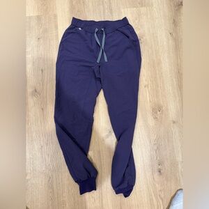 Figs Women's Scrub Pants in Deep Purple